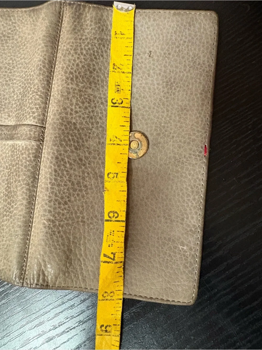 Hammitt Los Angeles Gray Pebbled Leather Continental Wallet